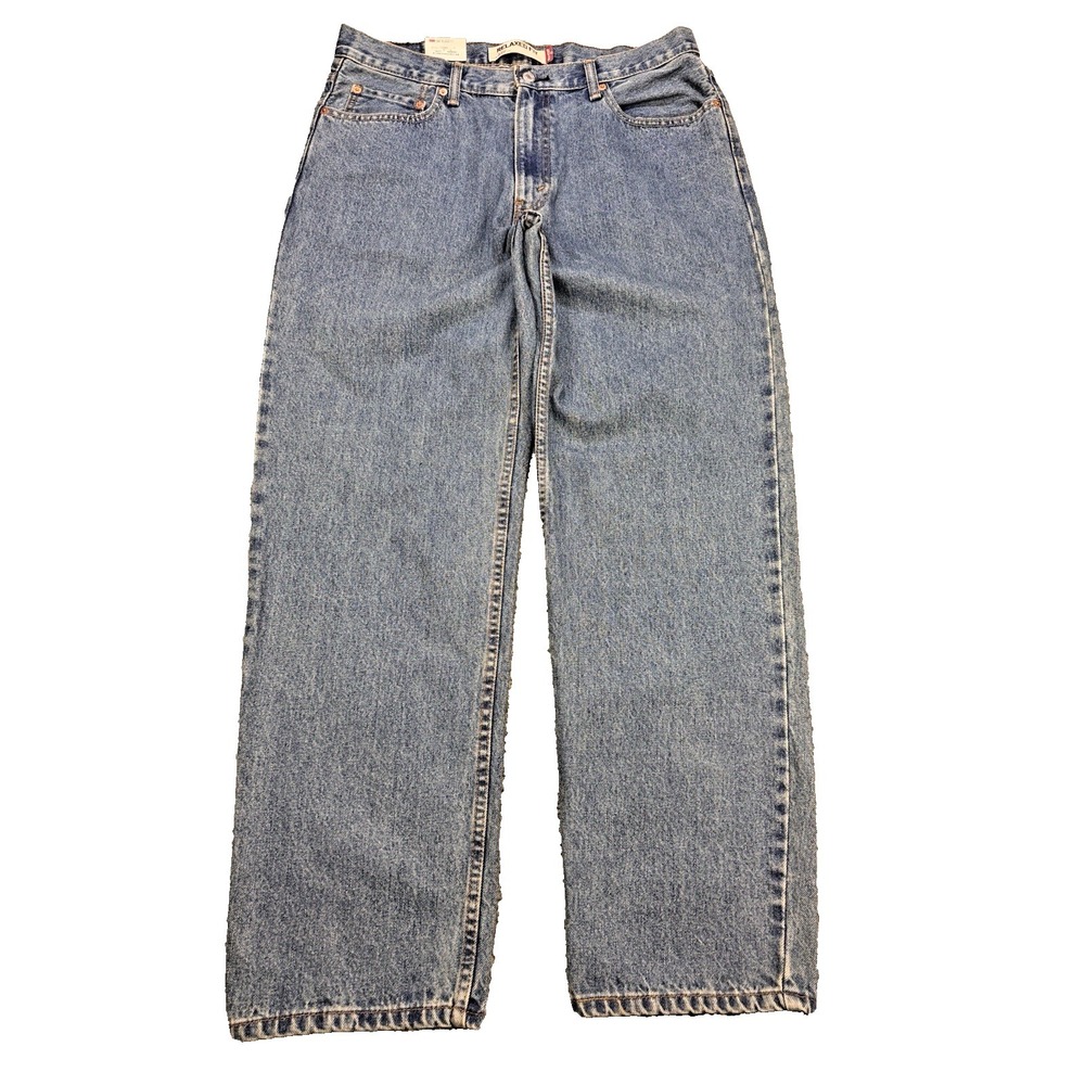 Levis 550 Jeans Men 38x32‎ Blue Relaxed Fit Straight Denim Y2K NWT